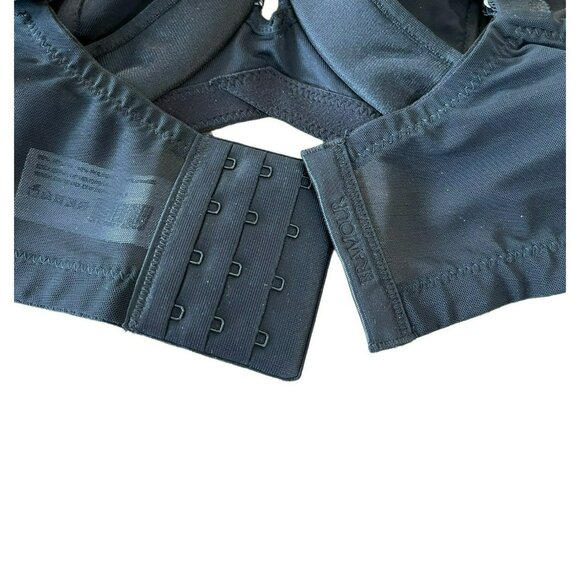 Bramour by Glamorise size 46D Underwire Bra Black Tribeca 7006 Lace Womens - Picture 5 of 6